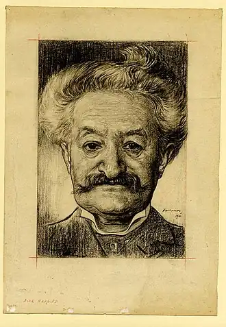 D.J.A. Haspels getekend door H.J. Haverman (1900)