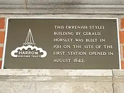 Het paneel van Harrow Heritage Trust