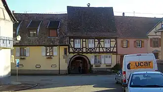 Wijnhuis uit 1685 in Hattstatt