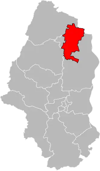 Locatie van het kanton