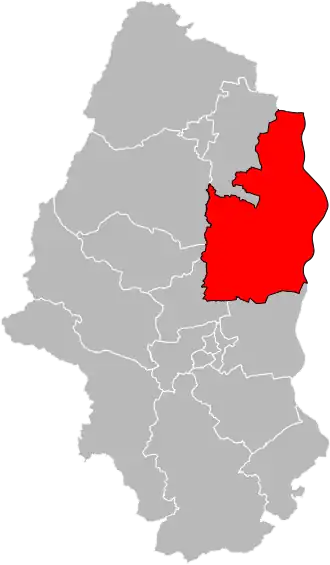 Locatie van het kanton