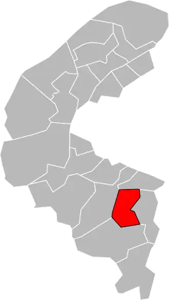 Locatie van het kanton