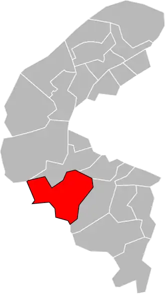 Locatie van het kanton