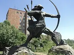 Standbeeld van Hayk Nahapet in Nor-Nork