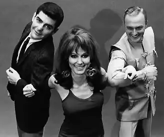 Publiciteitsfoto voor He & She, met Richard Benjamin, Paula Prentiss en Jack Cassidy