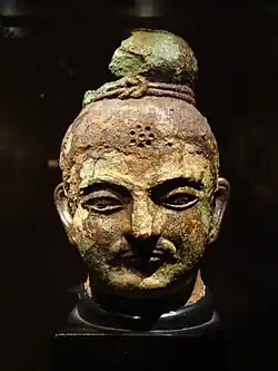 Hoofd van Boeddha, 3e-4e eeuw