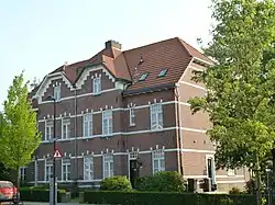 Mijnkolonie Ganzeweide 31 e.v.: Blok van twee woningen met verdieping