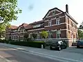 Mijnkolonie Ganzeweide 35 e.v.: Blok van vier (thans 5) woningen met verdieping