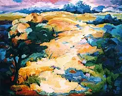 Angenelle Thijssen: Heidegrond. 2006. 70 x 90&nbsp;cm.