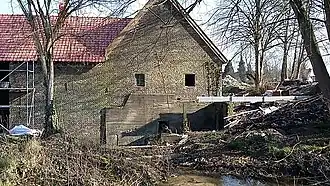 De Heidemolen tijdens renovatiewerkzaamheden in 2016