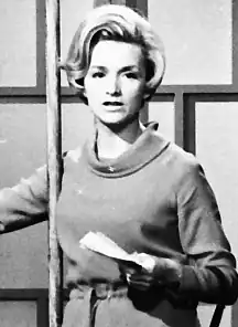 Heidi Abel in de uitzending Ein Platz für Tiere, 1970.