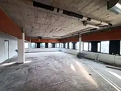 Heijezaal tijdens de sloop