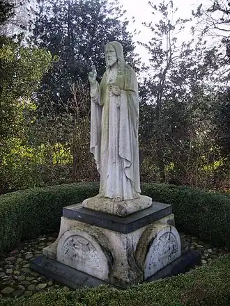 Het heilig hartbeeld te Groessen, januari 2013