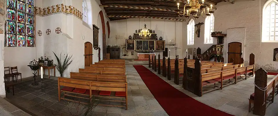 Interieur van dit kerkgebouw