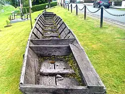 Lattenschiff als monument aan de Weserpromenade