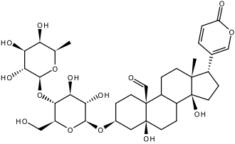 Structuurformule van hellebrin