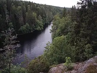 Helvetinkolu-kloof, Nationaal park Helvetinjärvi