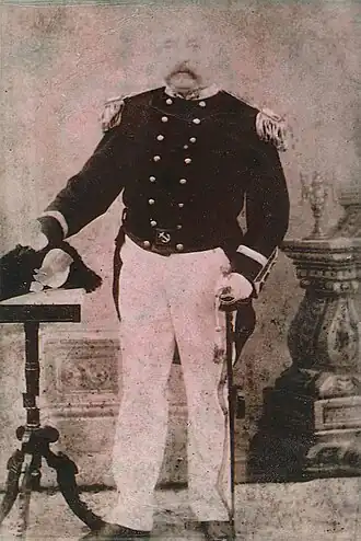 Hendrikus d’Angremond in officiersuniform, ca. 1870–1885