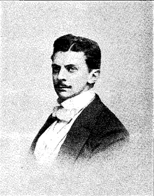 Henri Obreen (foto uit 1899 als illustratie bij artikel in het Leidsch Jaarboekje van 1938)