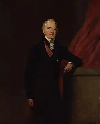 Portret van Henry Bathurst door William Salter
