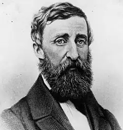 Ambrotype van Henry David Thoreau door E. S. Dunshe , augustus 1861