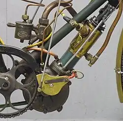 De watergekoelde versie van de Herdtle-Bruneau motor uit 1902…