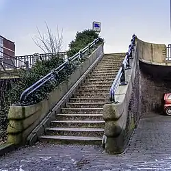 Trap vanaf de Viaductstraat