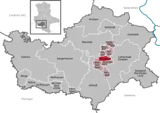 Kaart van Hergisdorf