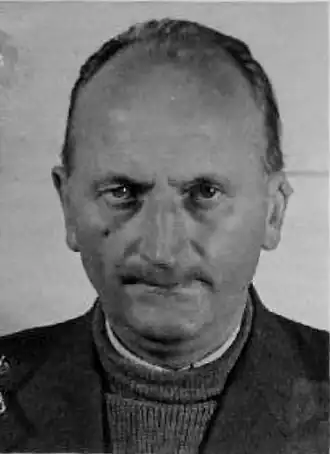 Hermann Giskes 1945, door Britse fotograaf