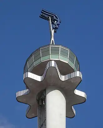 De spits van de Hermestoren