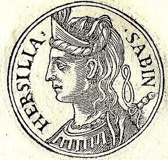 Hersilia in de Promptuarii Iconum Insigniorum