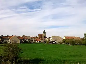 Gezicht op Hesse / Hessen in Lothringen