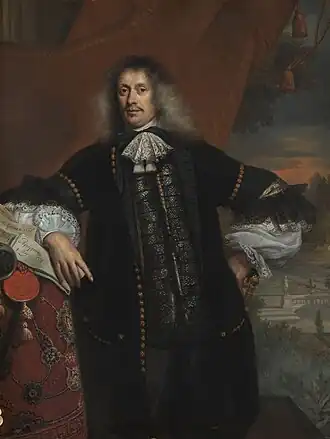 Portret van Hiëronymus van Beverningh,in 1670 geschilderd door Jan de Baen.