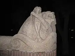 Faun met trekharmonica (oktober 2012)