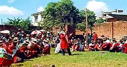 hiragasy geven een optreden in Antananarivo (1999)