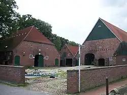 Weddewarden, historische boerderij (Gulfhaus) Hof Sibbern