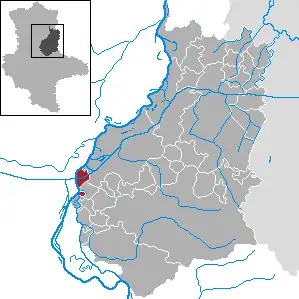 Kaart van Hohenwarthe