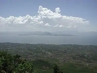 Homa Bay aan de Winam Gulf van het Victoriameer