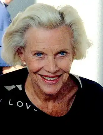 Honor Blackman in 2000.