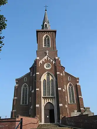 De Sint-Salvatorkerk (XIXde eeuw).