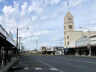 De hoofdstraat van Horsham