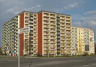 Plattenbau in Hoyerswerda