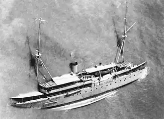 Hr.Ms. Krakatau gekapseisd op 11 oktober 1933