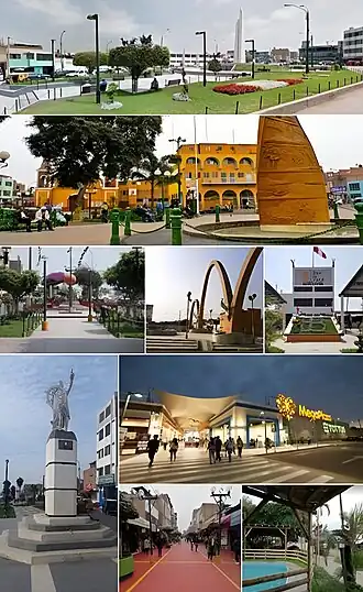 Een collage van Huaral