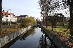 Mlýnskýbeek door het dorp (2009)