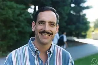 Hugh Woodin in 1994(foto door George Bergman)