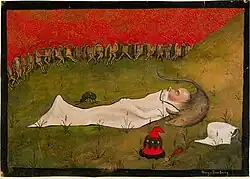 Koning Hobgoblin slaapt