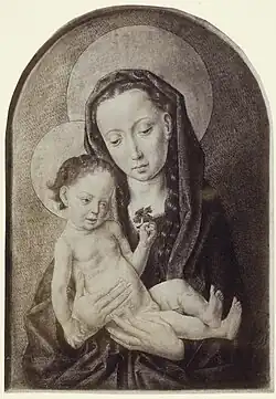 Maria met Kind, paneel, voorheen privéverzameling Boedapest (in 1944 geconfisqueerd door de Sovjets)