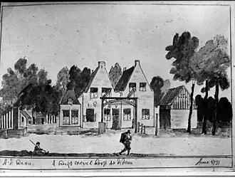 Het Huis Nevelhorst in 1731