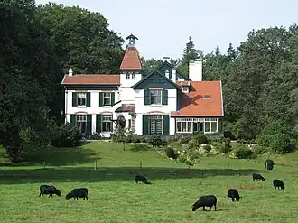 Huize 't Stort met schapen in de wei (2010)